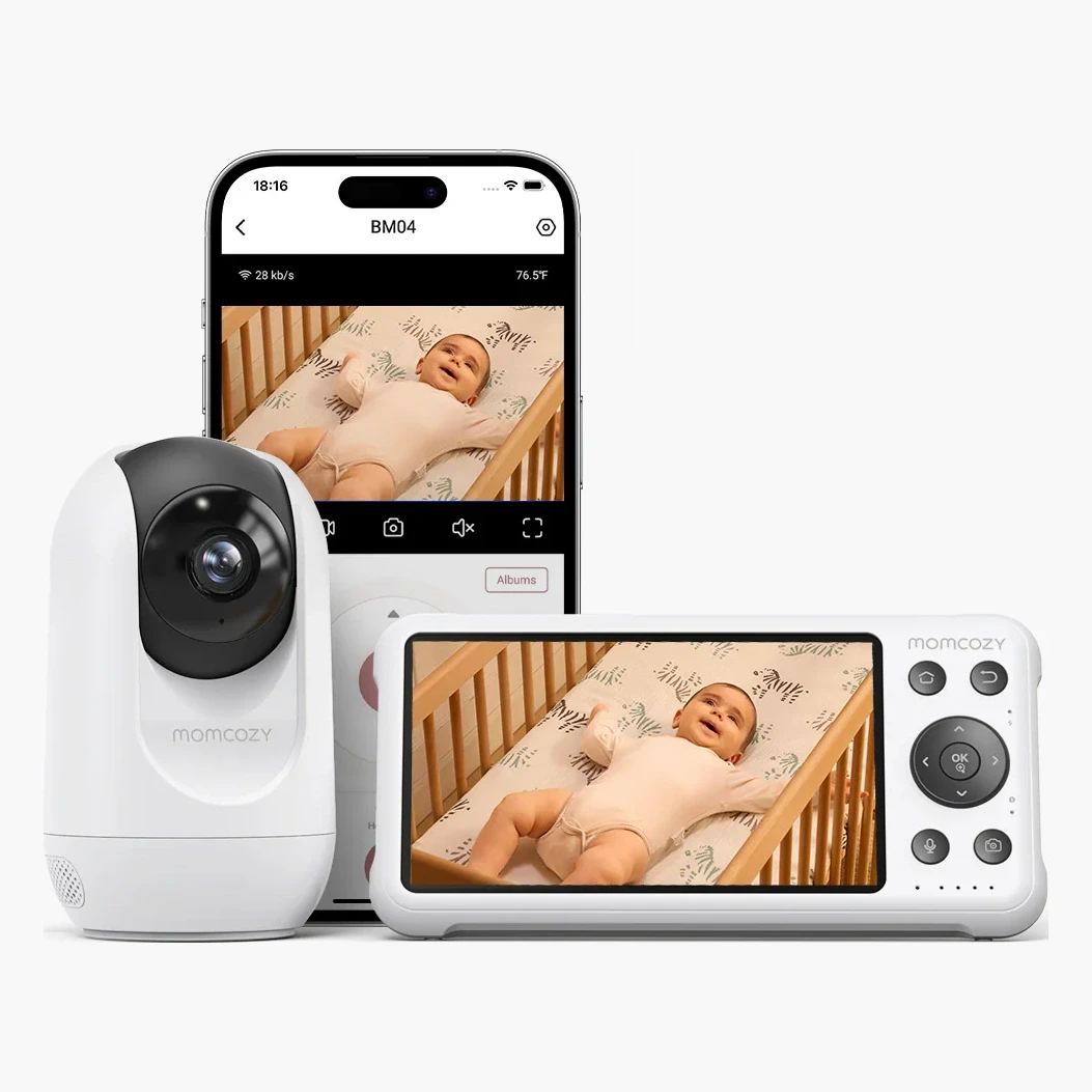 Momcozy 5-Inch Dual-Mode Smart Baby Monitor BM04