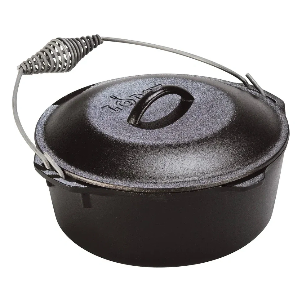 Lodge Pre-Seasoned Cast Iron Dutch Oven 5qt