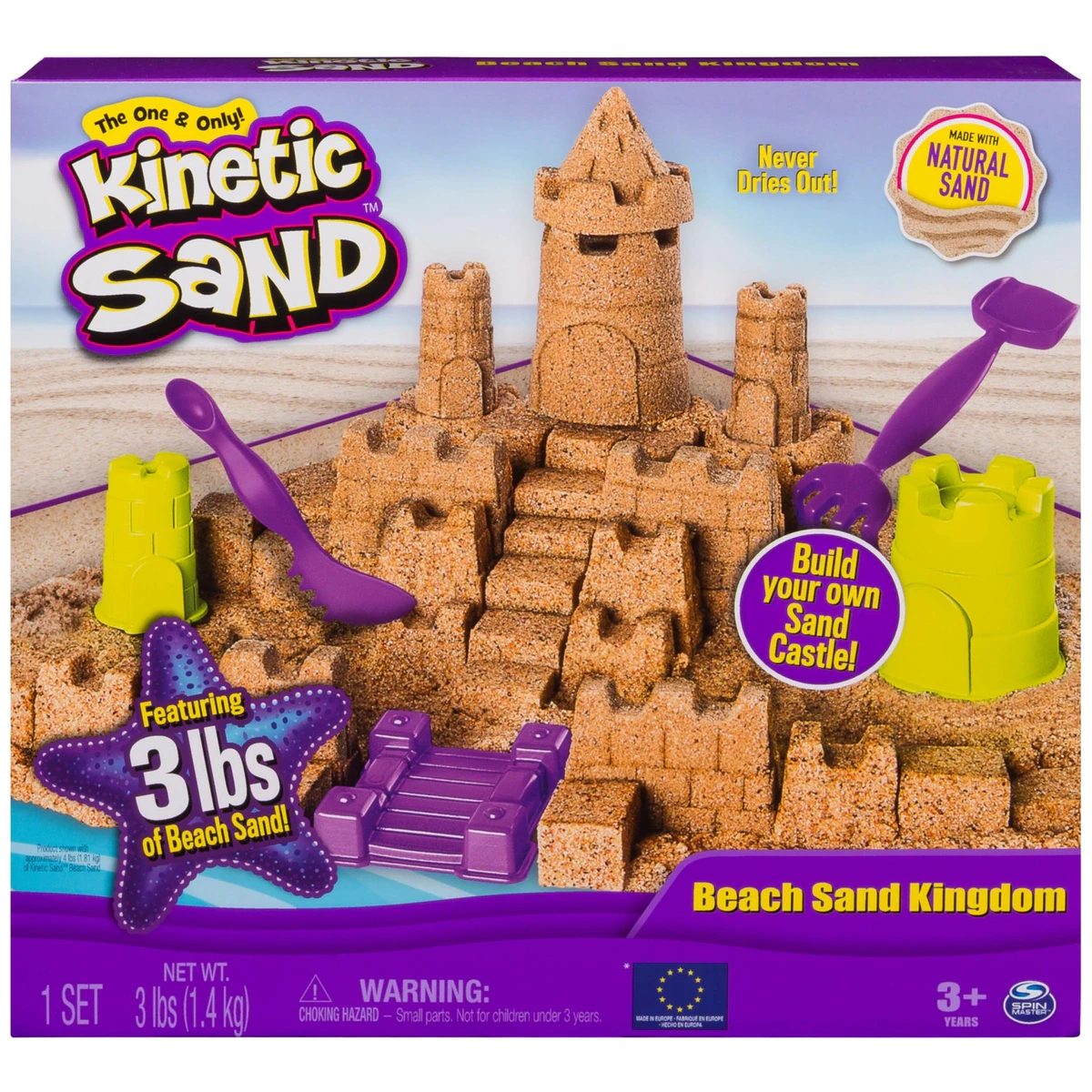 Kinetic Sand Beach Sand Kingdom Playset