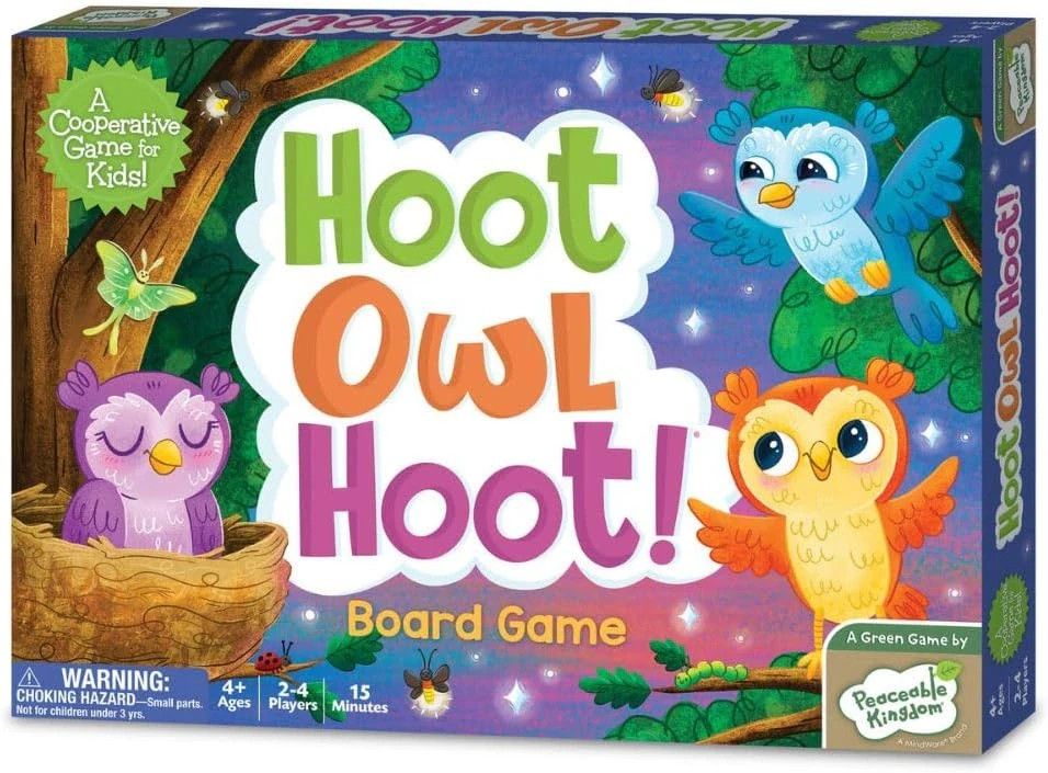 Peaceable Kingdom Hoot Owl Hoot Cooperative Matching Game