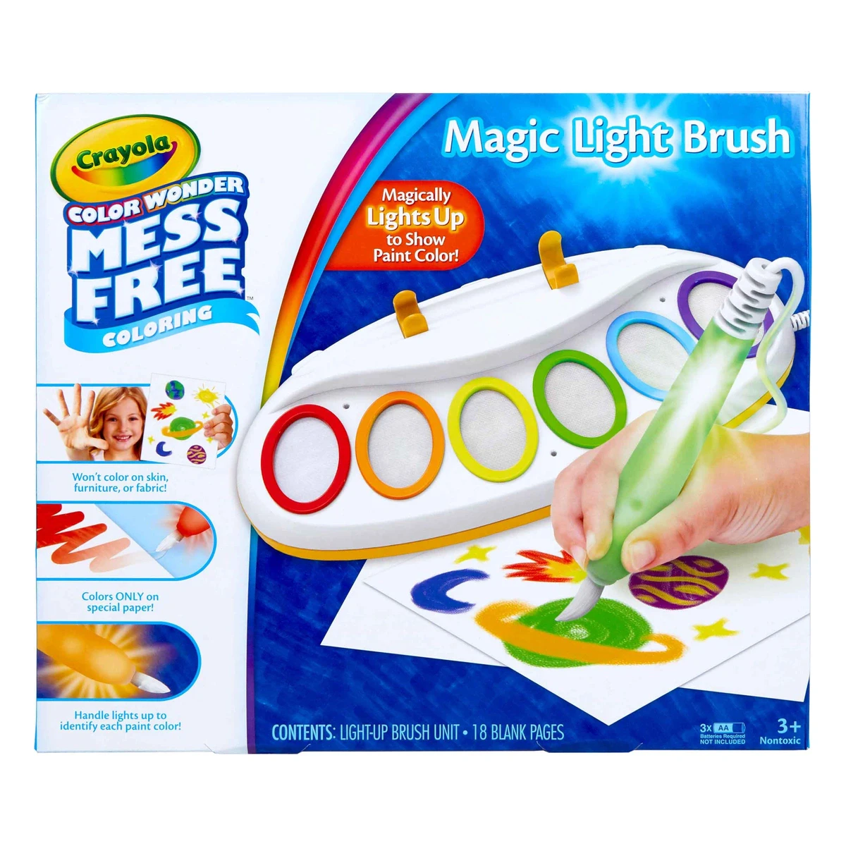 Crayola Color Wonder Magic Light Brush Painting Set