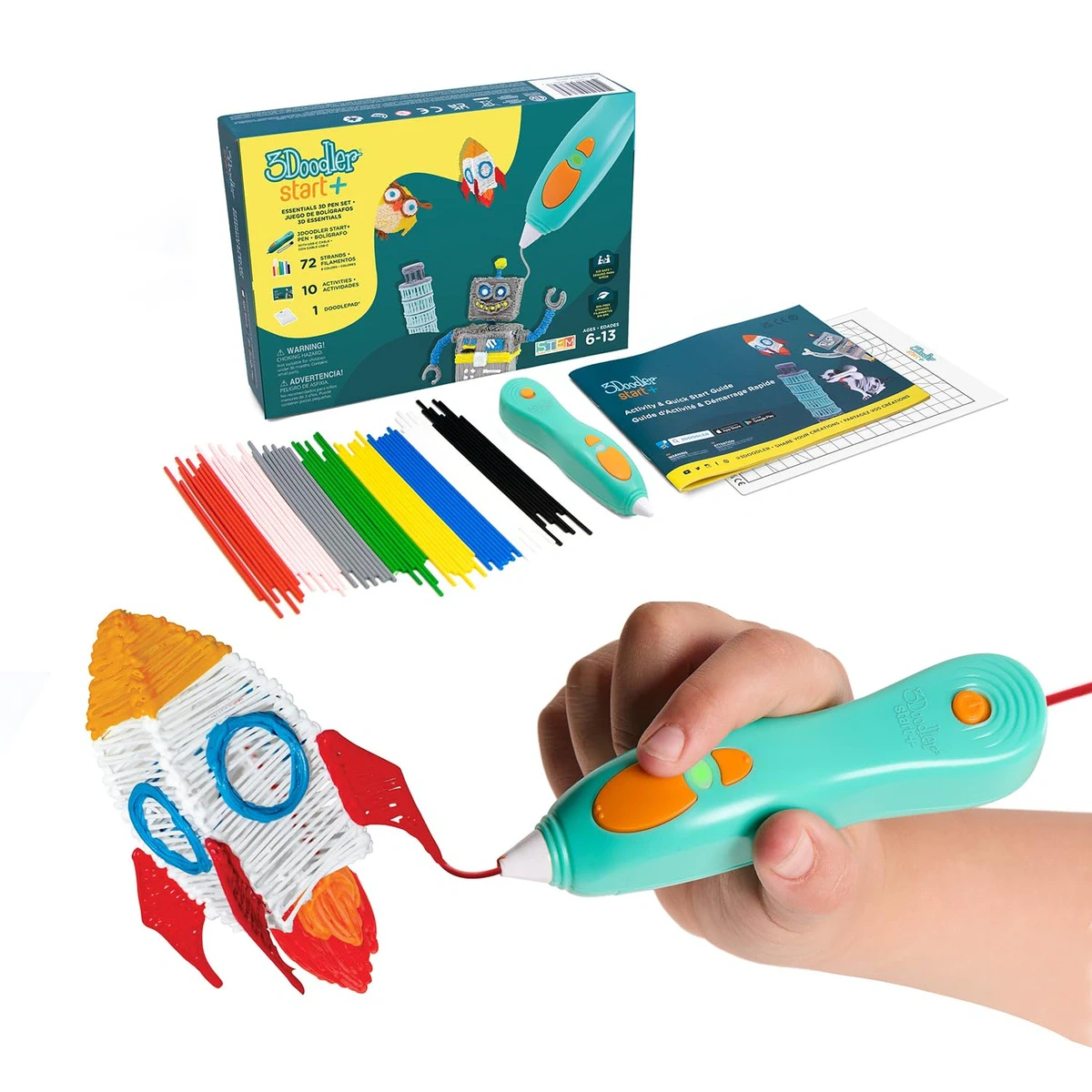 3Doodler Start+ Essentials 3D Pen Set for Kids