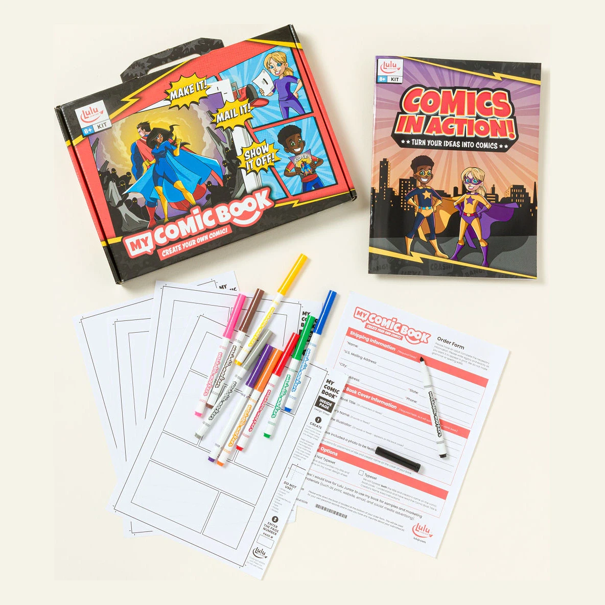 Create Your Own Comic Book Kit