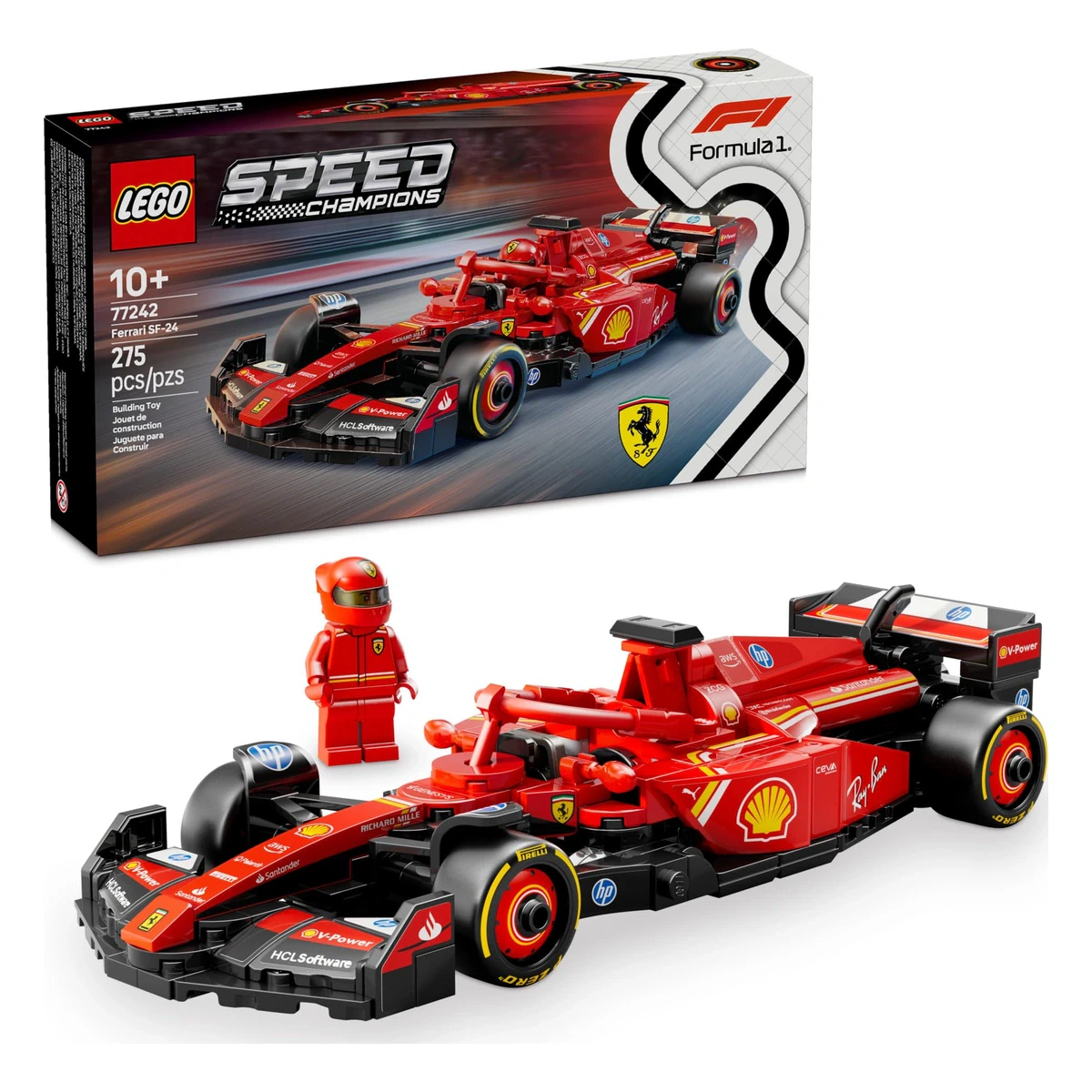 LEGO Speed Champions Ferrari SF-24 F1 Race Car