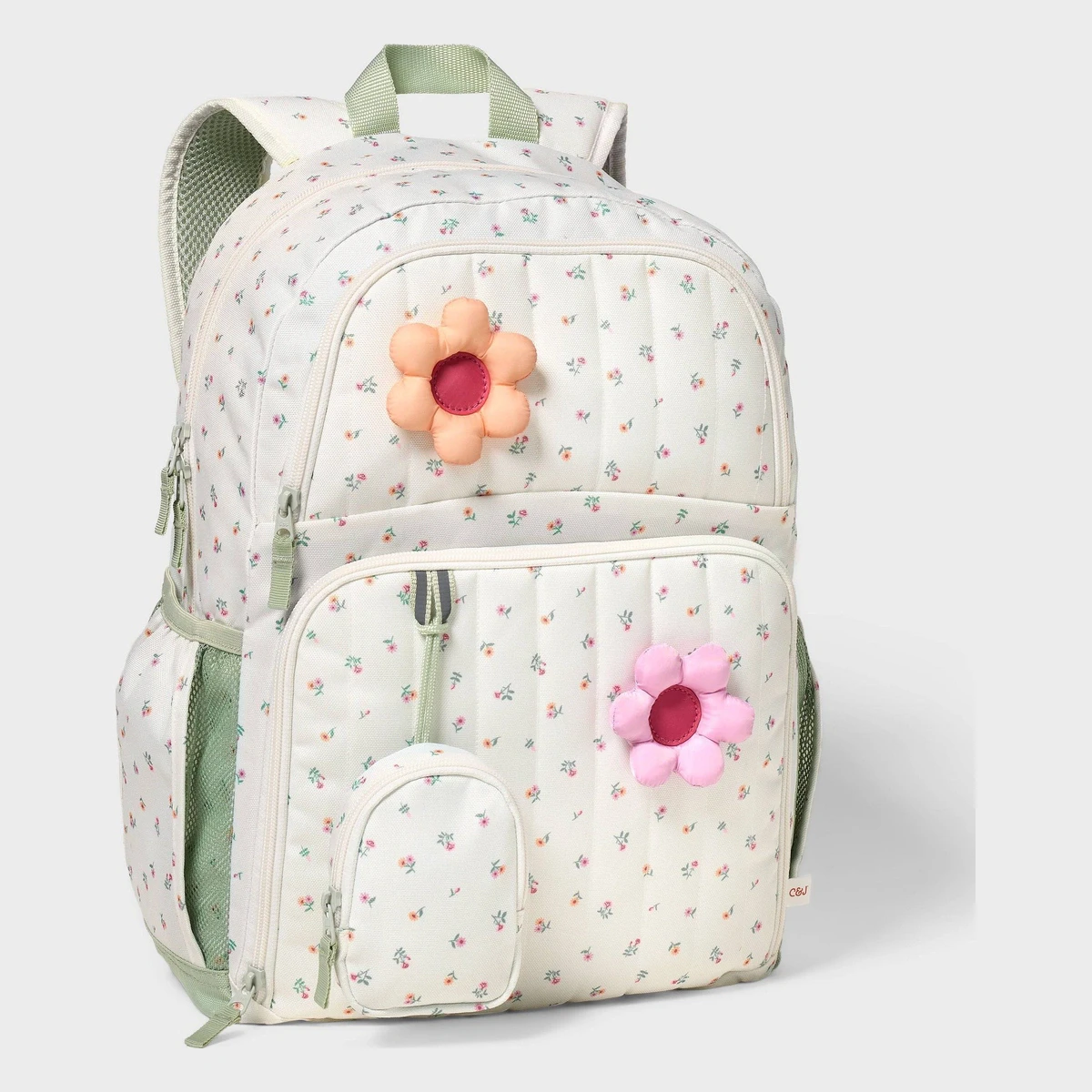 Cat & Jack Kids' 17" Backpack - Ditsy Floral