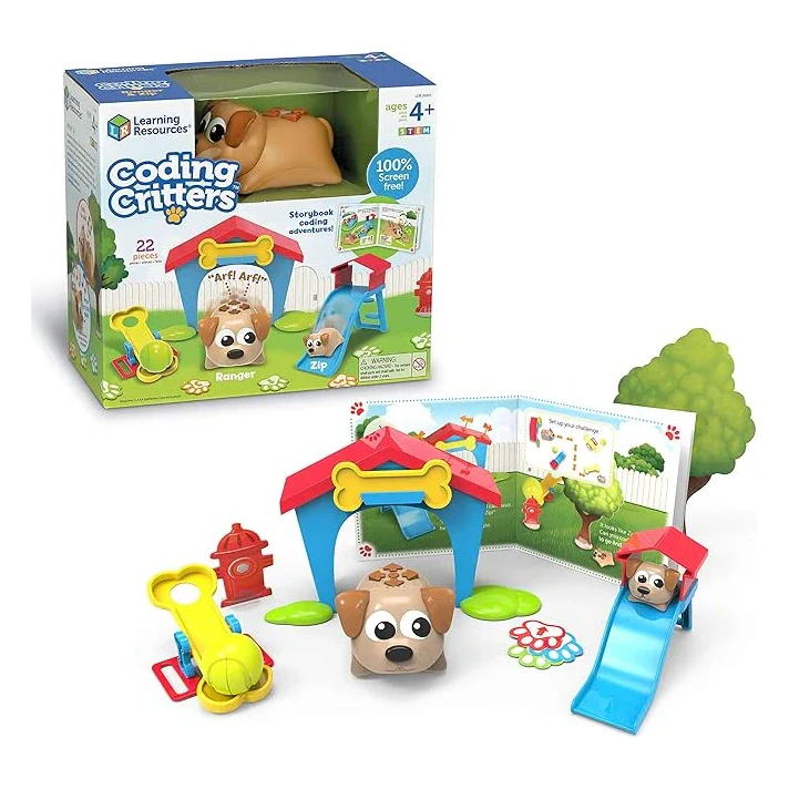 Learning Resources Coding Critters Ranger & Zip (22-Piece Set)