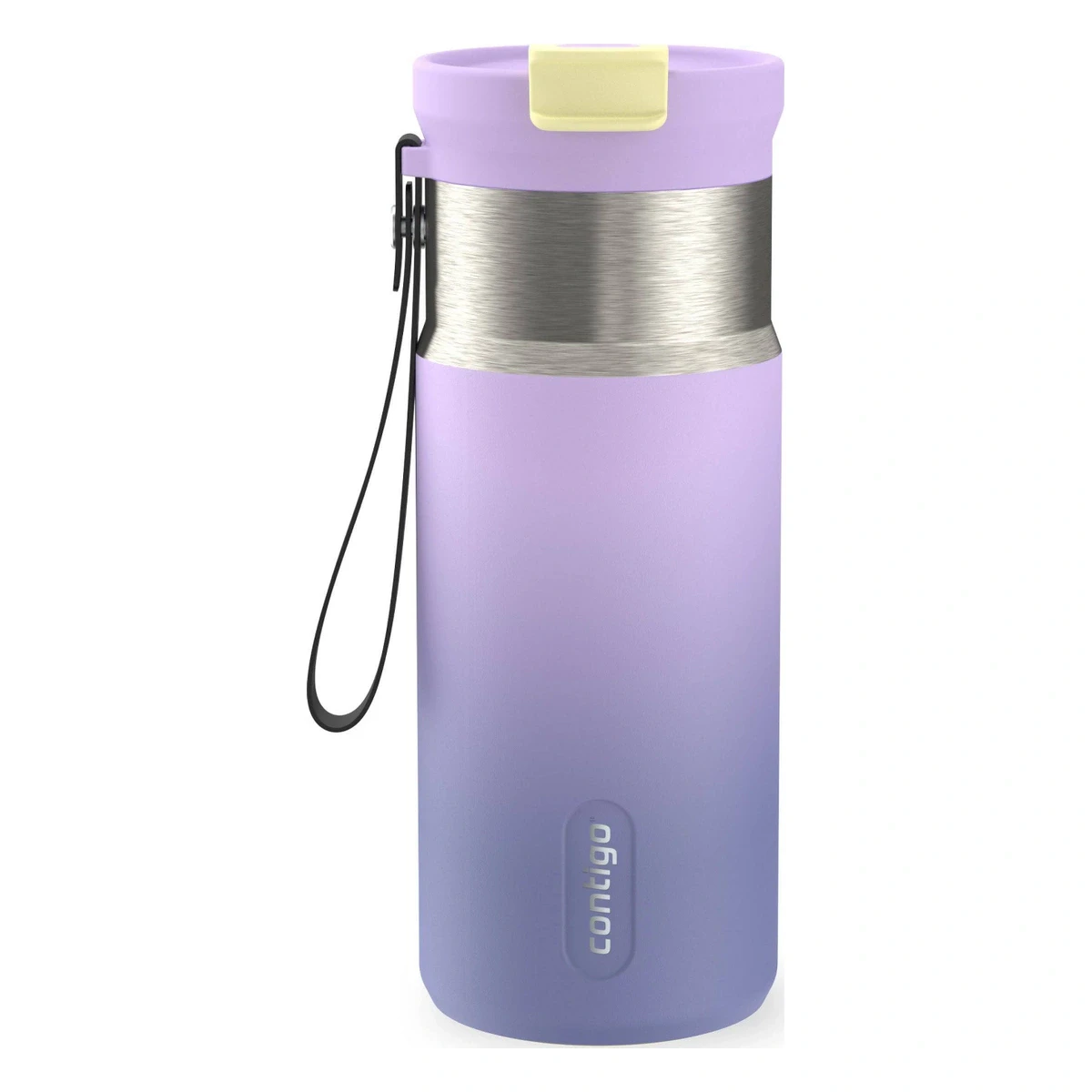 Contigo Kids 16 oz Dual Sip Water Bottle with Strap (Lilac Pulse)