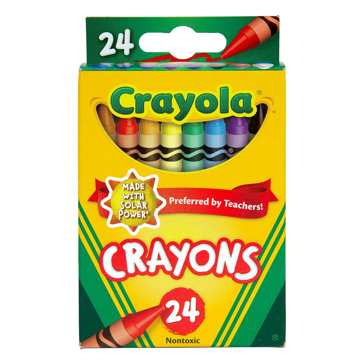Crayola Crayons, Assorted Colors, 24/Box