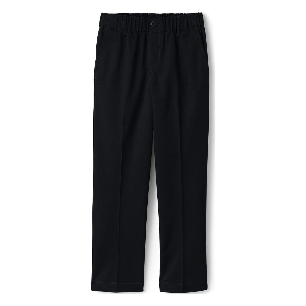 Lands' End School Uniform Boys Elastic Waist Pull-On Chino Pants