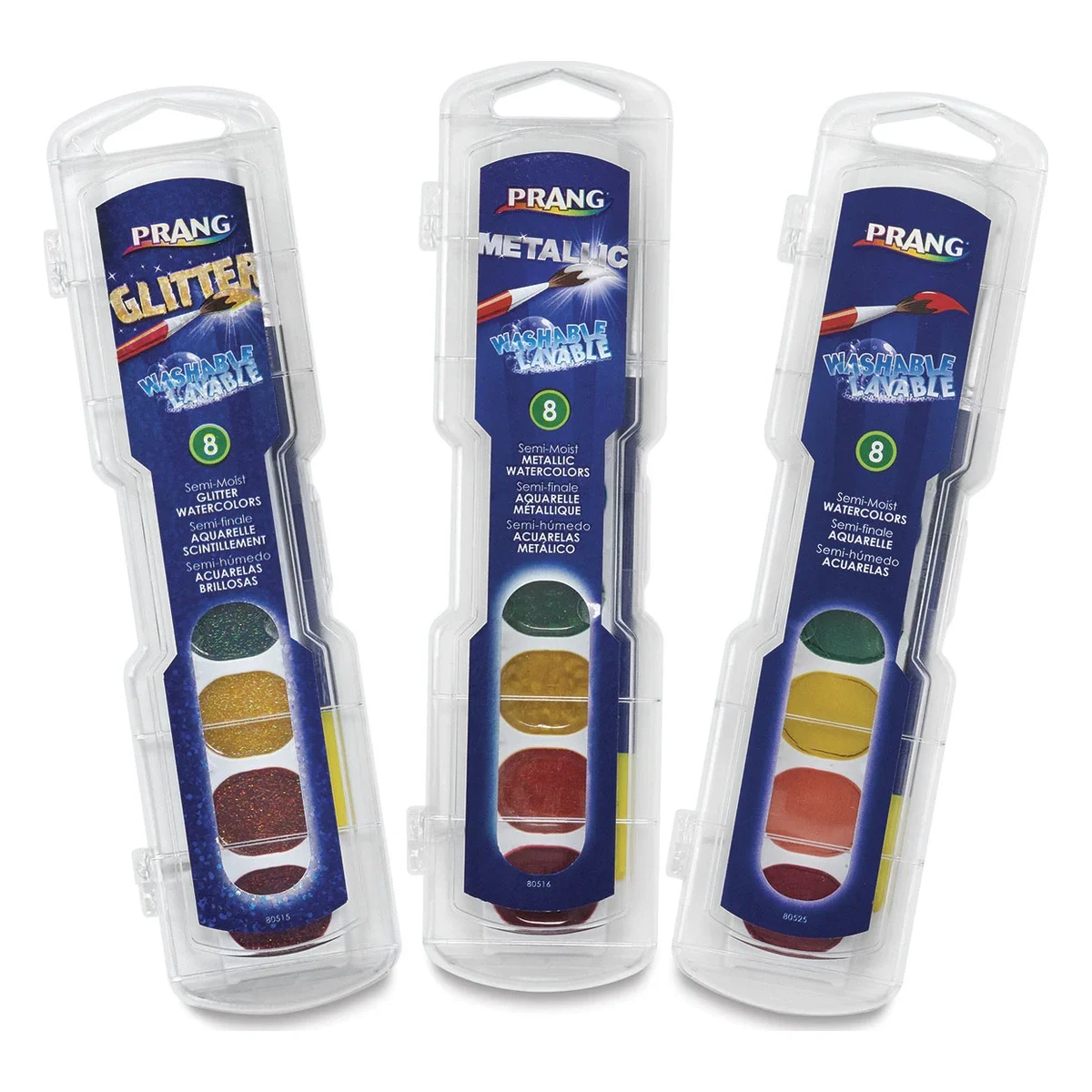 Prang Washable Watercolor Pan Sets