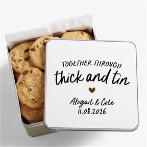 10th Anniversary Personalized Metal Gift Tin