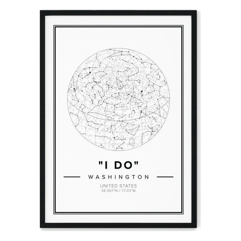 Mapiful Custom Star Map Print