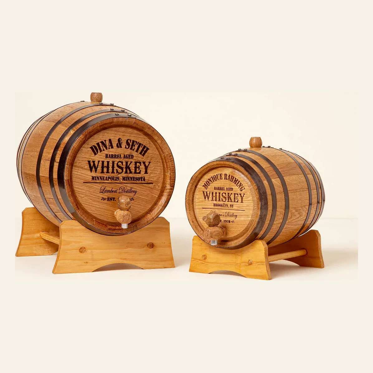 Personalized Whiskey Barrel