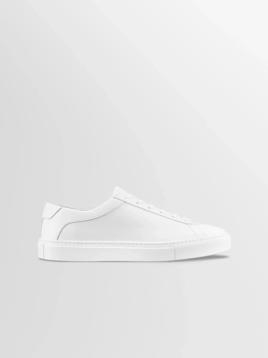 Koio Capri Leather Sneaker (Triple White)