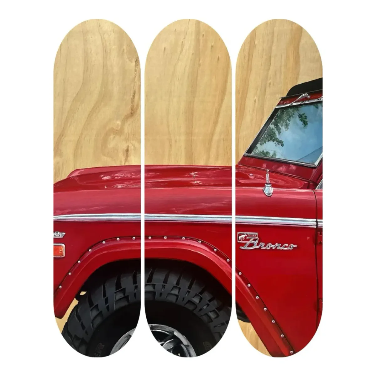 Fever Dream Skateboard Deck Wall Art (Triptych)