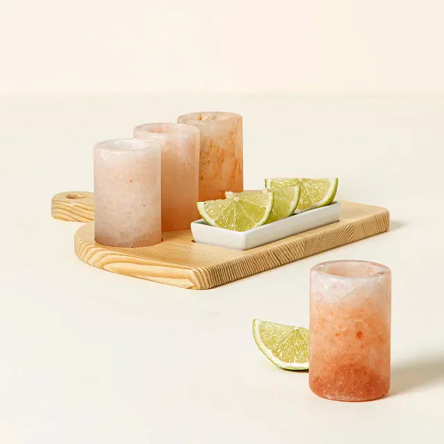 Himalayan Salt Tequila Glasses — Set of 4