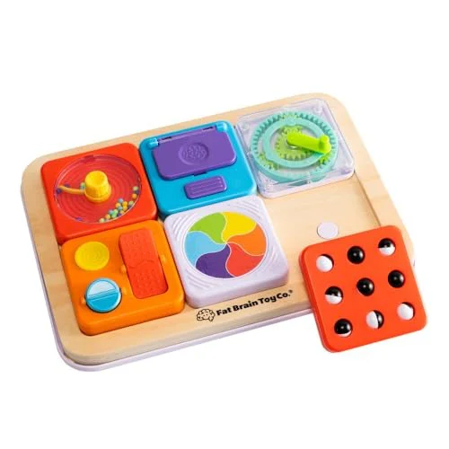 Fat Brain Toys PlayTab Essentials Busy Board