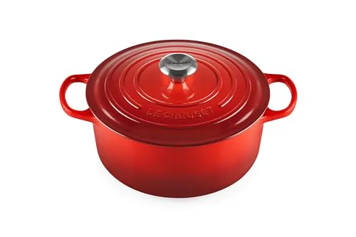Le Creuset Signature Round Dutch Oven, 5.5 qt (Cerise)