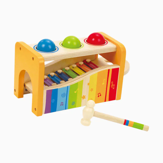 Hape Pound & Tap Bench with Slide-Out Xylophone