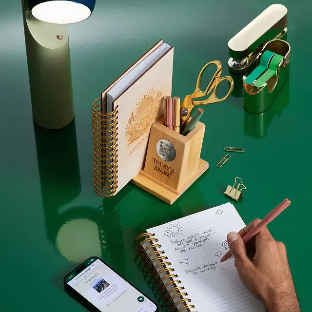 Daily Spark QR-Prompted Journaling Set