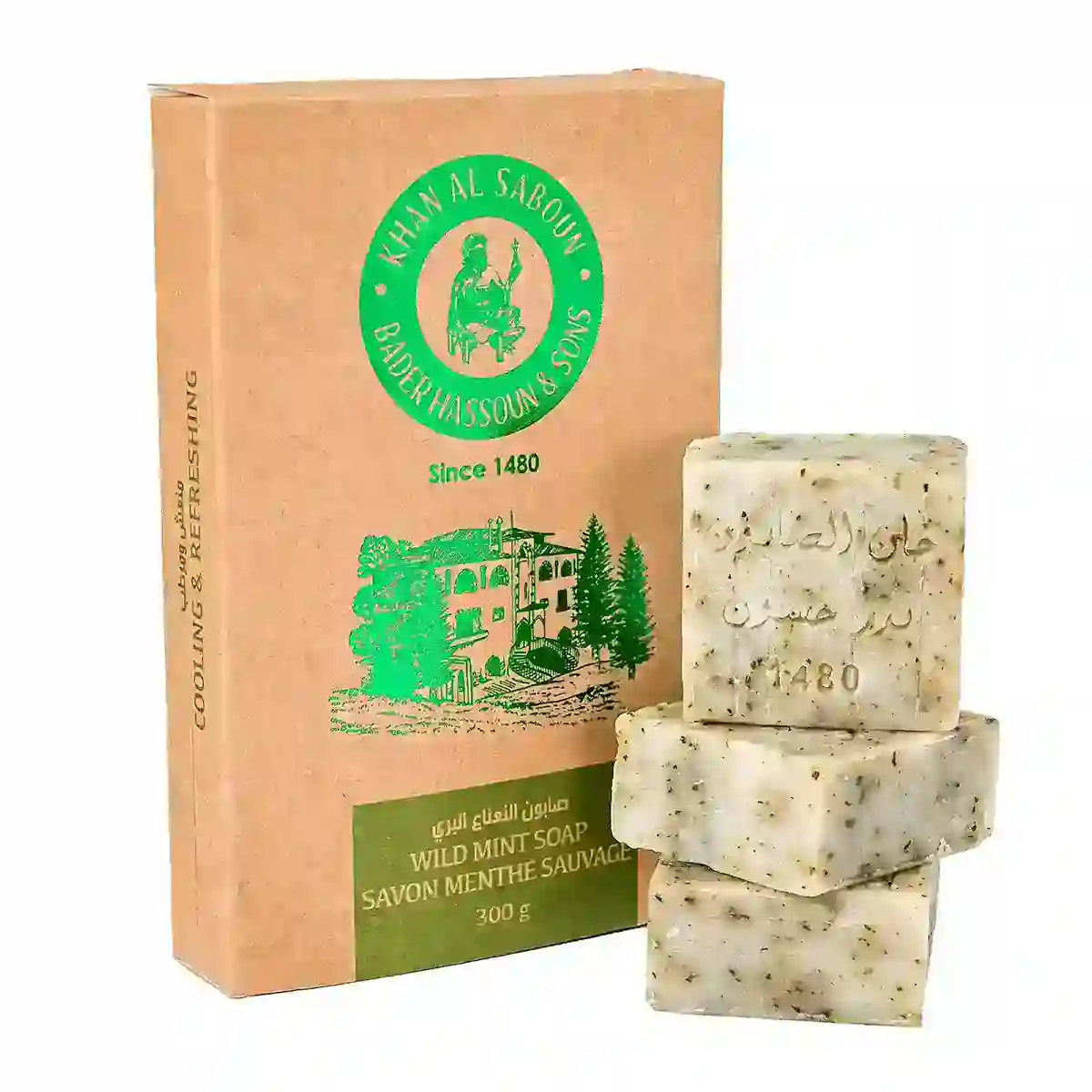Herbal Soap – Wild Mint – Pack of 6 – 300g