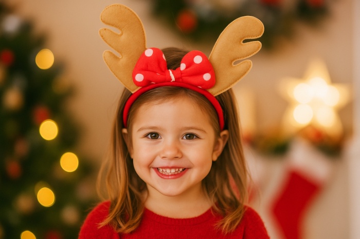 Festive Reindeer Cuties Headband Collection