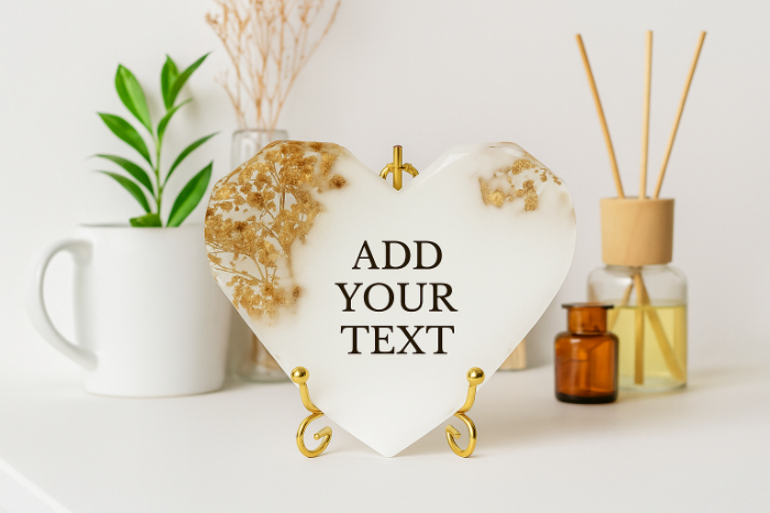 Resin Heart Keepsake