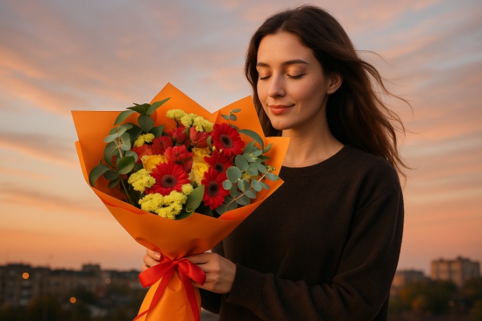 Radiant Flame Bouquet