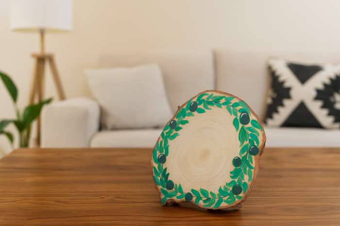 Custom Text – Hand-Painted Wooden Plaque