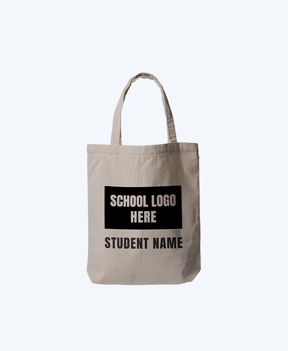 Personalized School Tote Bag