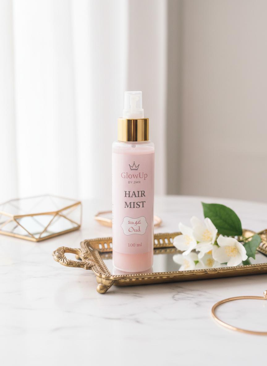 GlowUp by JMR – Oud Hair Mist