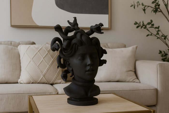 Medusa Head Sculpture