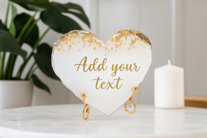 Custom Resin Heart