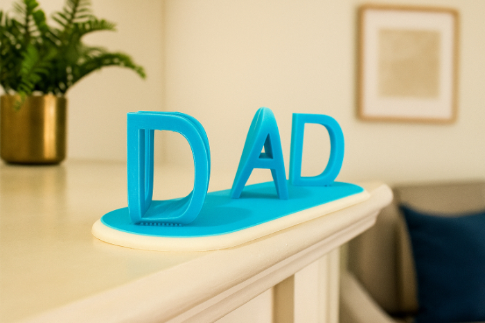 Custom 3D Name Display – Dual Text Edition