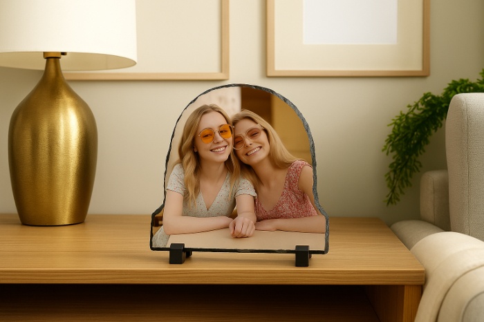 Rising Arch – Curved Rock Photo Frame