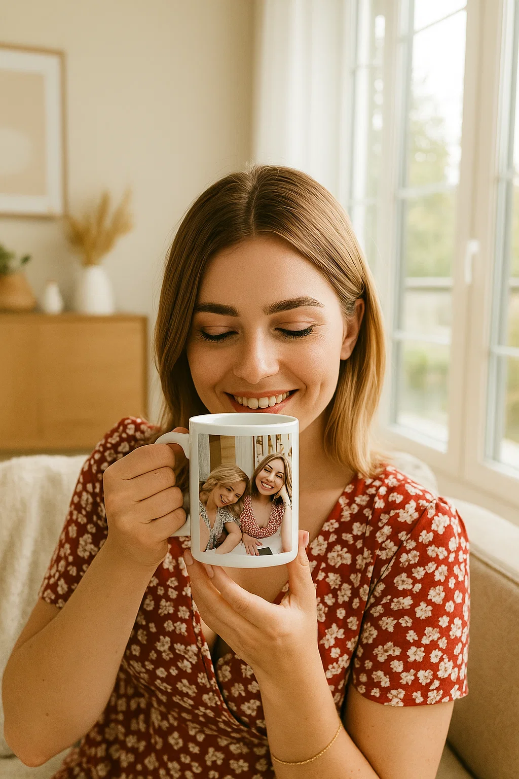 Custom Double-Sided Photo Mug – Two Memories in One