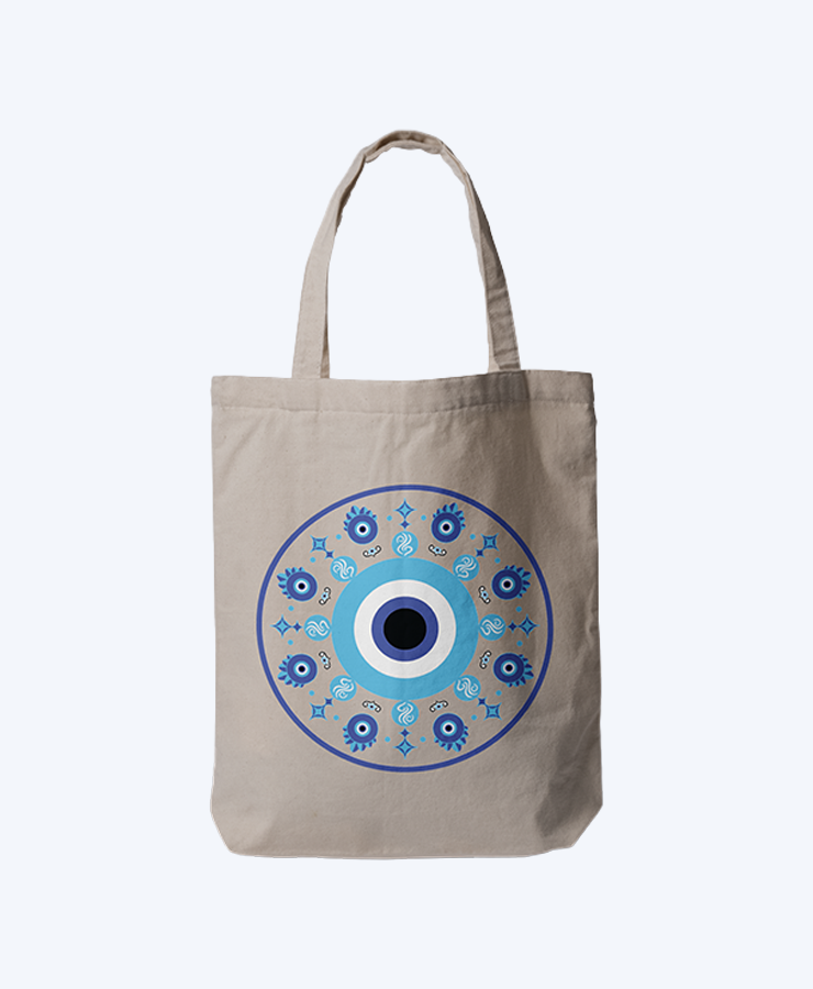 Mandala Eye Protection Tote Bag