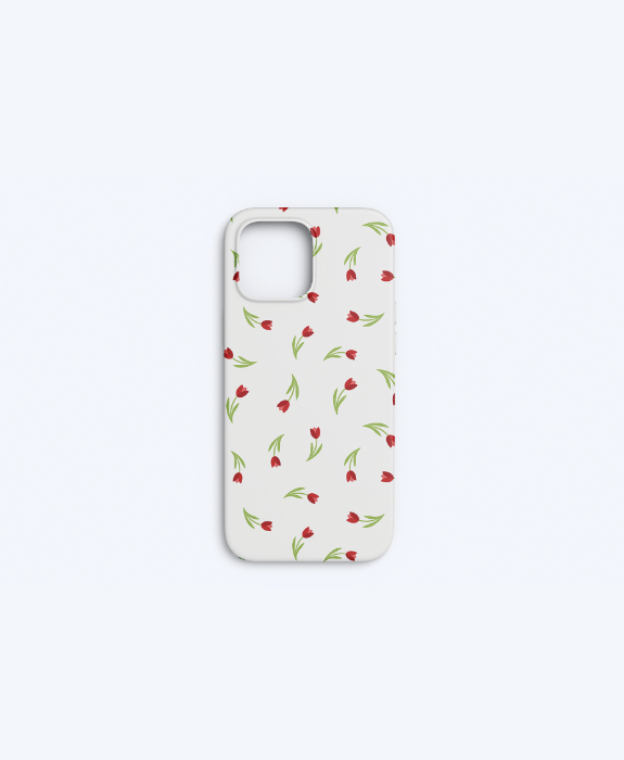 Scarlet Tulip Phone Case