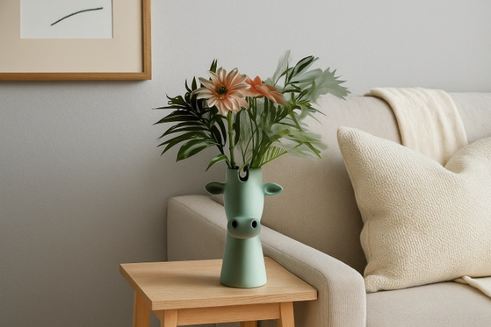 Graceful Giraffe Vase