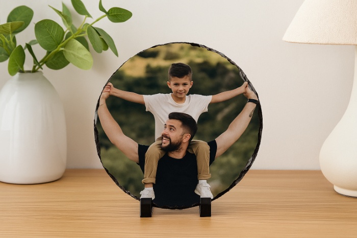Rock shaped circle shape photo