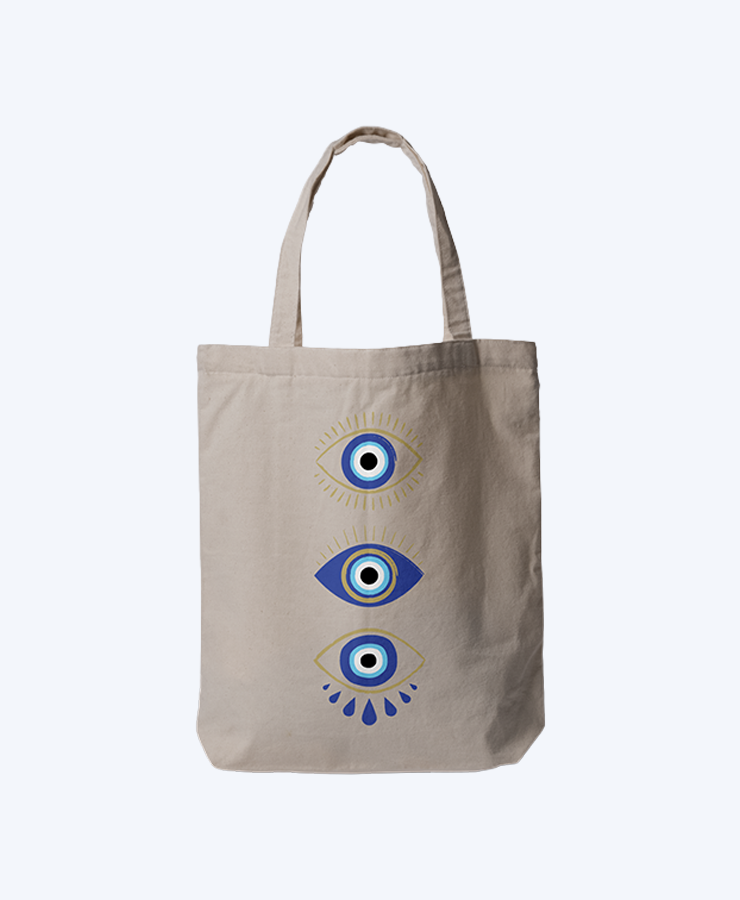 Triple Vision – Evil Eye Tote Bag