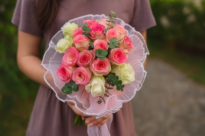 Blushing Elegance Bouquet