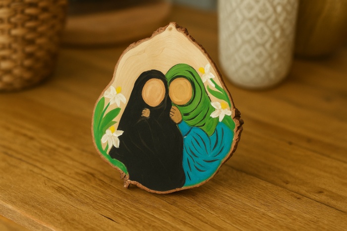 Artful Moments – Hand-Painted Wooden Plaque