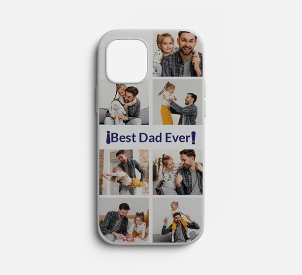 Phone cover for Father's Day with multiple custom images