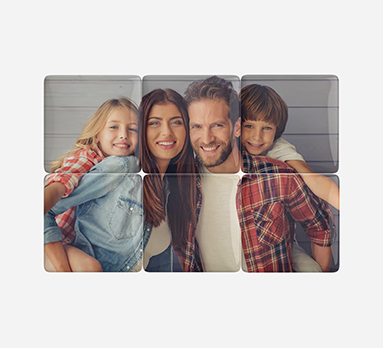 Set of 6 Photo Magnets – One Image