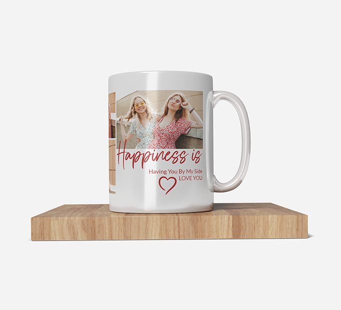 Personalized Photo & Text Mug