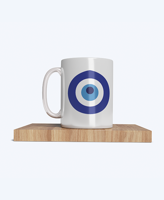 Classic Blue Evil Eye Mug