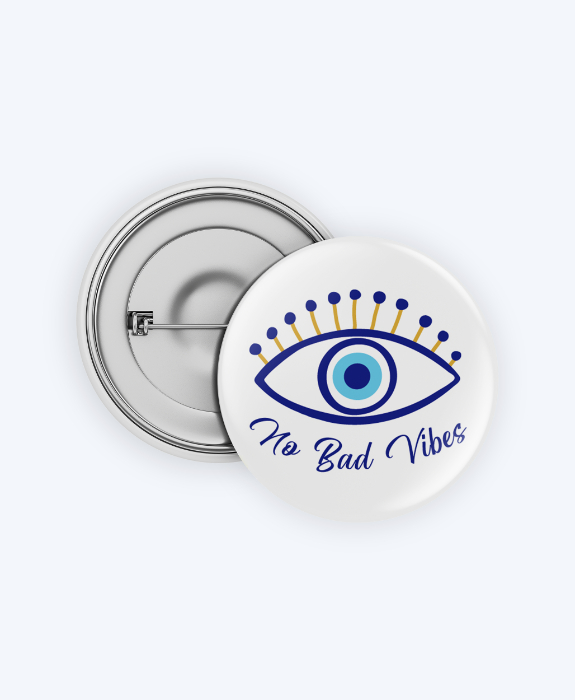 No Bad Vibes Badge 