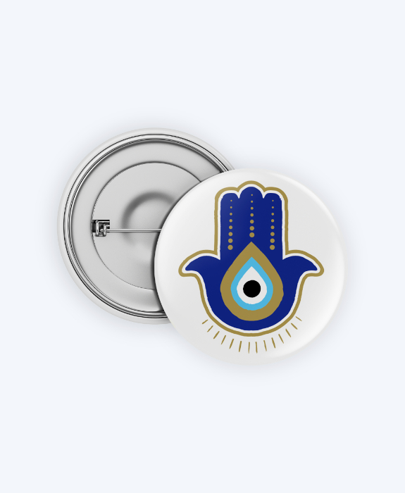 Hamsa Protection Badge