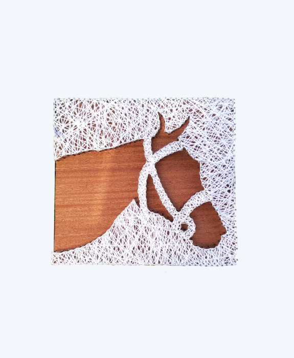 Handmade Horse String Art – Elegant Silhouette Design
